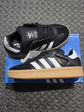 Adidas Samba Black White Gum Sole Sneakers